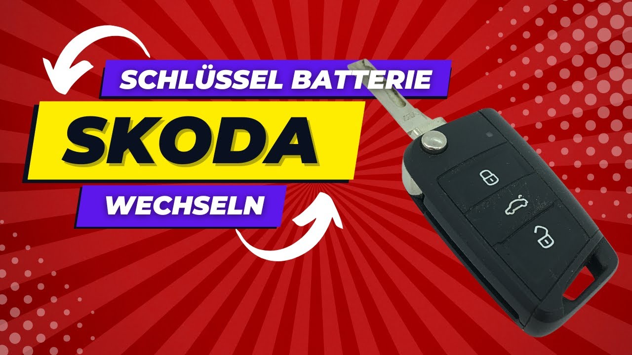 Skoda Octavia 3 Schlüssel Anlernen Nach Batteriewechsel SKODA Schlüssel Batterie wechseln ( So einfach) Octavia, Fabia, Superb