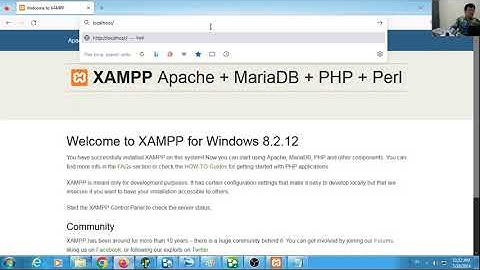 2024 05 18 -- Belajar Web-Server - 01a - Instalasi XAMPP dan uji coba pemrograman PHP