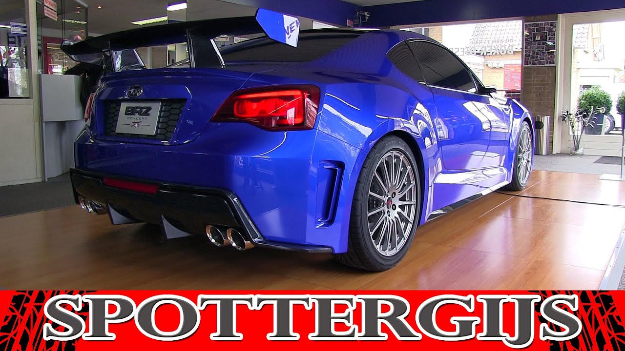 Subaru BRZ STi Concept in-depth tour! First time in The Netherlands!