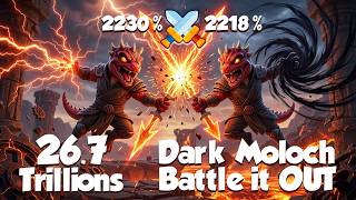 DARK MOLOCH Battle 22 Waves 26.7 Trillions - RUSH ROYALE