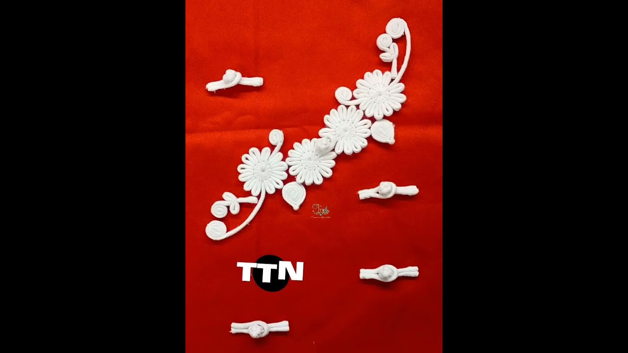 (PART 41) မင်းကတော်ရင်ဖုံး ကြယ်သီးတံထိုးနည်းနှင့် ရင်ကပ်ပန်းထိုးနည်း