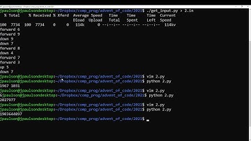 Advent of Code 2021 - Day 2