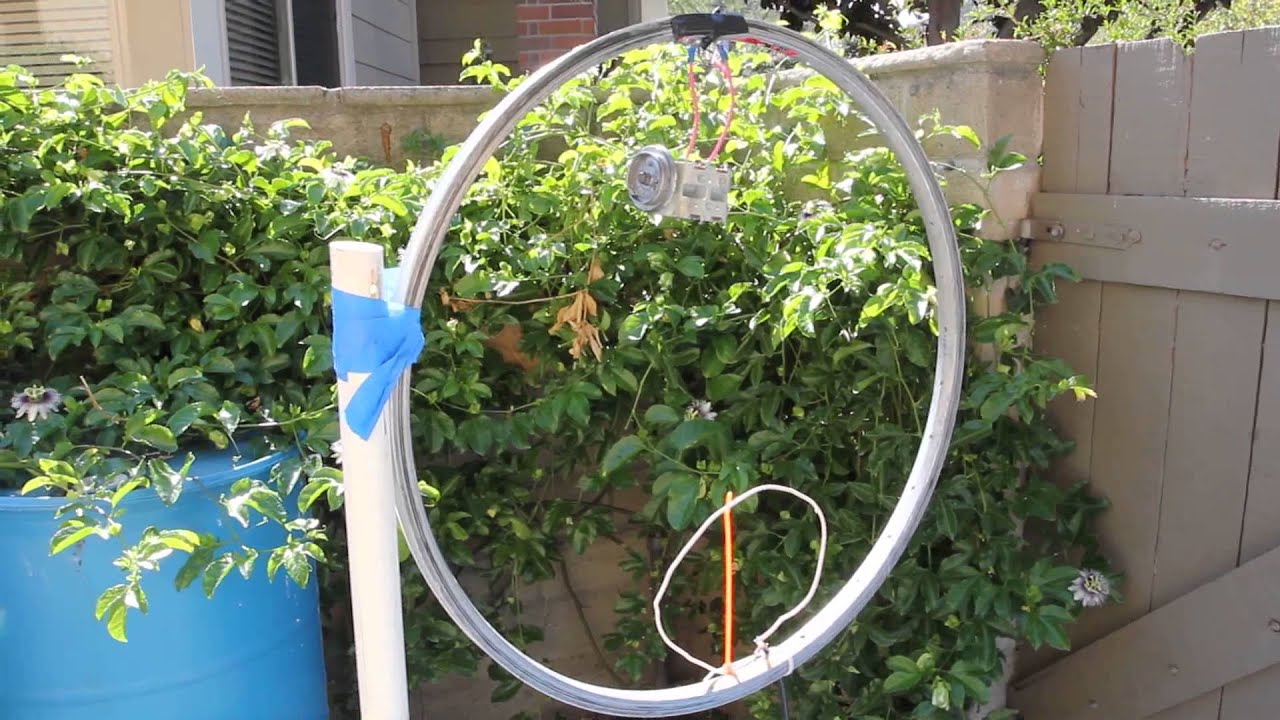 Bicycle Rim Loop Ham Radio Antenna Homebrew de KK6FUT YouTube