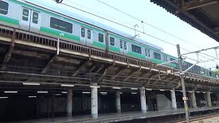 E231系 上野駅 発車