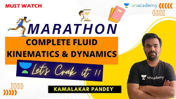 Complete Fluid Kinematics and Dynamics | Fluid Mechanics | Kamalakar Pandey