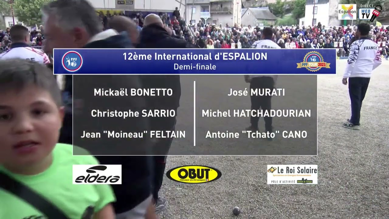 Miniature : PPF Tour 2023 Espalion International Demi-Finale Equipe BONETTO contre équipe HATCHADOURIAN