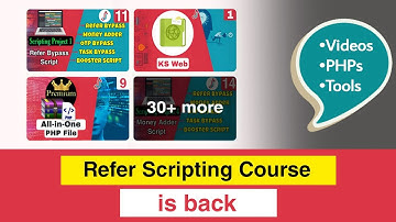 Refer Scripting Course is back 🔥 Get PHPs, Videos, Tools || ScripterJee