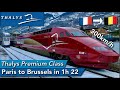 Thalys PREMIUM Class WONDERFUL experience from Paris to Brussels