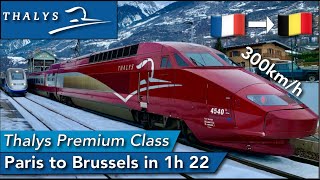 Thalys PREMIUM Class WONDERFUL experience from Paris to Brussels