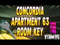 Concordia Apartment 63 Room Key - Key Guide &amp; Trick - Escape From Tarkov