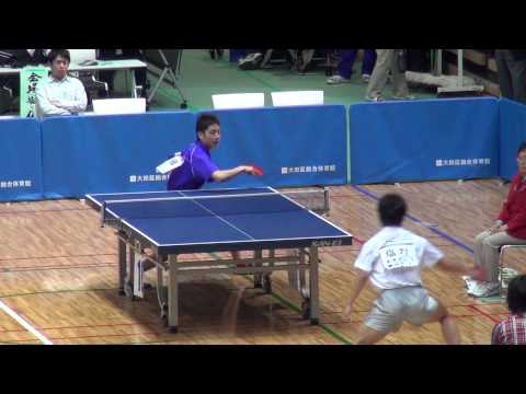 2013東京卓球選手権#1塩野vs.岡田