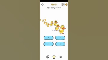 Brain Out Level 2- How many ducks?