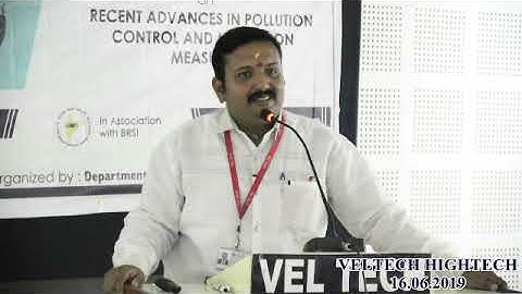 VELTECH HIGHTECH DEPT OF BIOTECH FACULTY DEVELOPMENT PROGRAM 17.06.2019