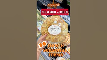 26 NEW & SEASONAL ITEMS AT TRADER JOE’S THIS WEEK! #traderjoeshaul #newitems #fall