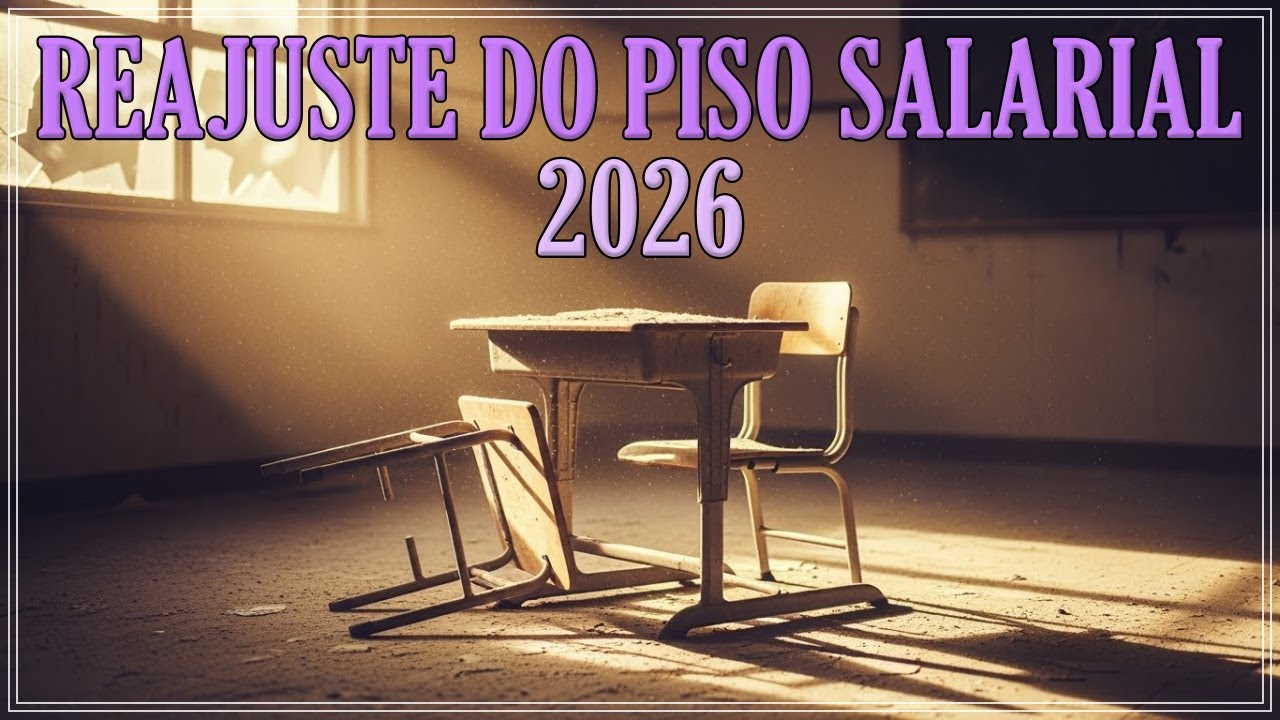 PREVISÃO DO REAJUSTE DO PISO SALARIAL DO PROFESSOR PARA 2026 - YouTube