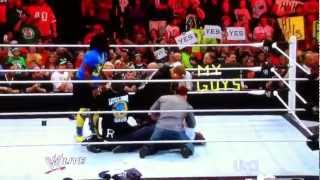 Brock Lesnar Assaults Triple HHH April 30, 2012 [HD]