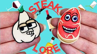 Steak Lore Beef, Garlic Clay Food Lore