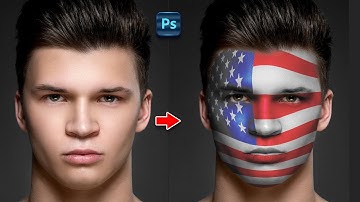 How to Paint Graphics on Face - Photoshop Tutorial