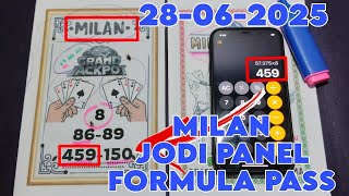 MILAN DAY 28-06-2025 free otc satta matka 100% Fixx single ank tricks MILAN DAY Don't miss