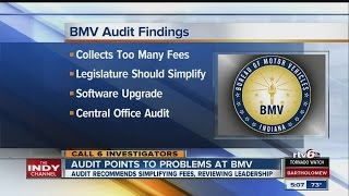 BMV audit recommends simplifying fees, reviewing leadership