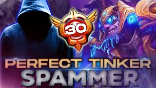 WHO IS THIS GUY?! NEW LVL 30 Grandmaster Tinker Spammer trying to go Pro in Dota 2