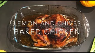 Lemon and Chives Baked Chicken
