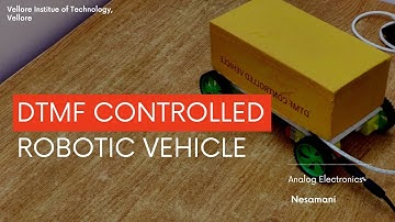 DTMF controlled Robotic Vehicle