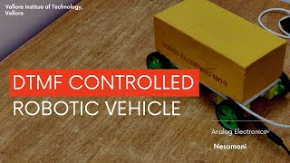 DTMF controlled Robotic Vehicle