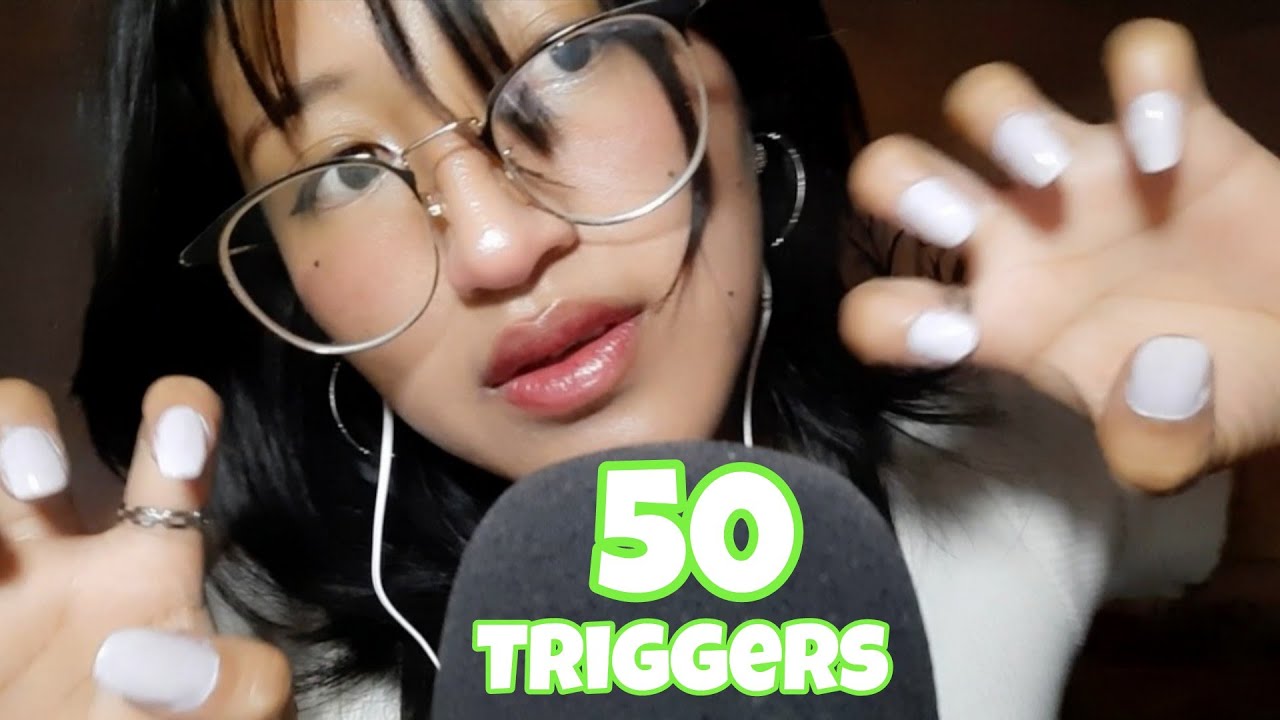 ASMR | 50 triggers en 10 minutos (cual te gusto más?) 