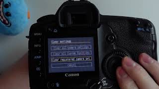 Canon 5d  How To Clear U0026 Reset All Settings