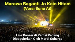 Marawa Replaced With Black Cloth (Suno AI Version) | Live Concert at Padang Beach | Viral Minang ...