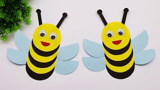 Diy Paper Honey Bee How To Make Honey Bee Fun And Easy Kids Crafts
