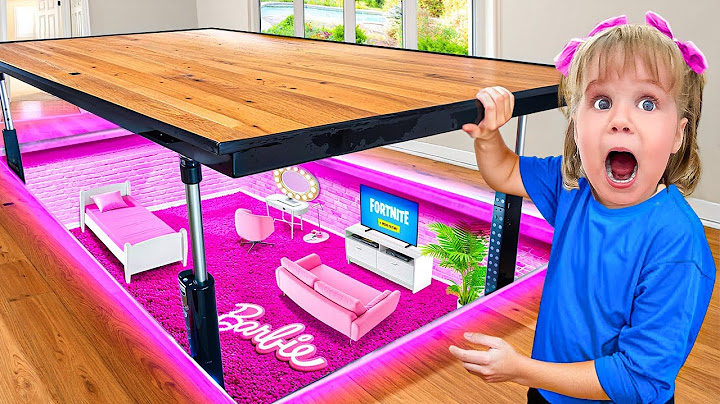 We Built a SECRET Barbie Room