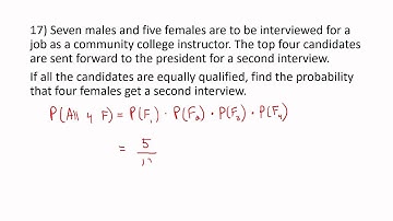 Intro Statistics - Midterm Review - Multiplication Rule/Probability