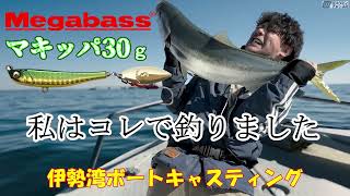 【伊勢湾キャスティング 】これは釣れる! 投げて巻くだけで釣れるメガバス マキッパ30g!
