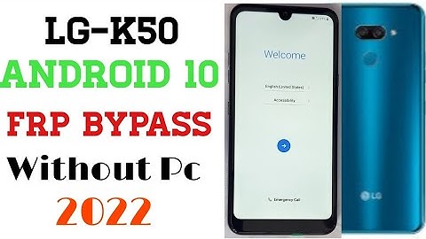 LG-K50 Frp bypass Android 10 // Haw to bypass Lg k50 Google account new security, without pc *2022