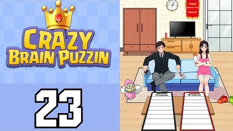 Crazy Brain Puzzle Level 23 Break Up | Game Walkthrough