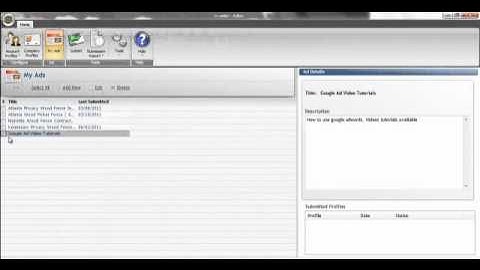Classified Ad Submitter Software Used To Post Your Classified Ad Submissions