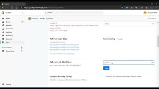 Create Referral Link Identifiers | How-to | GoAffPro