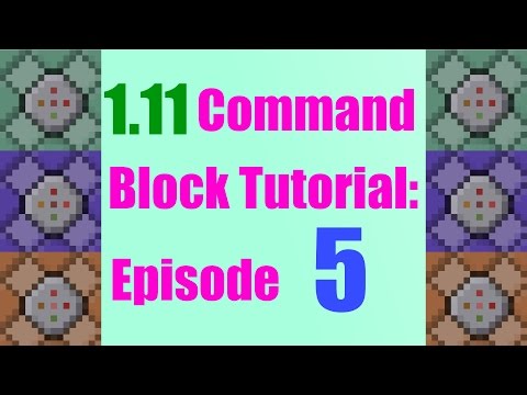 Blockdata, Entitydata, and Summon! - 1.11 Beginner Command Block Tutorial Episode 5