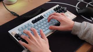 Mode80 Founders Edition Light + Thic Thock Marshmallows | Typing Test