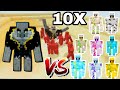 mutant evoker vs 10x golems army! | ultimate minecraft mod battle how win