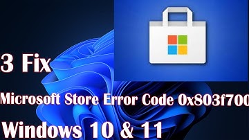 Fix Microsoft Store Error Code 0x803f7000 on Windows 11