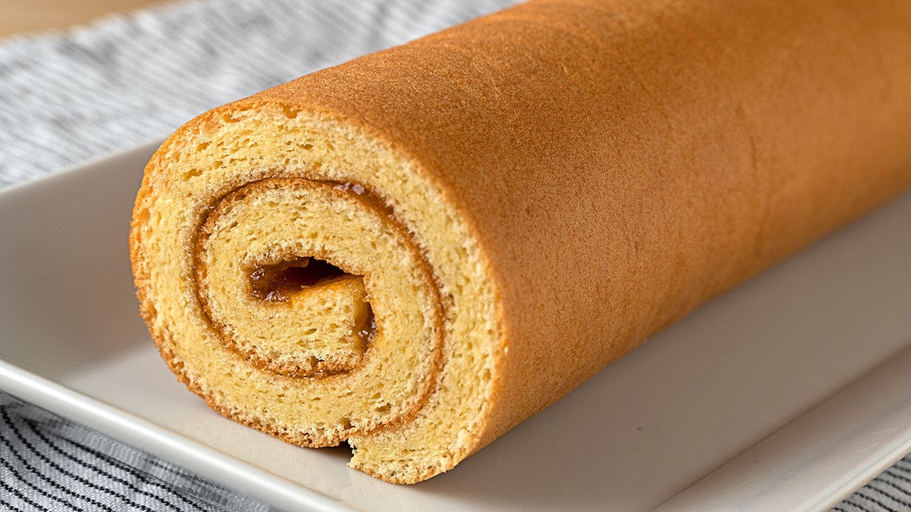 Brazo de gitano o pionono HÚMEDO y ESPONJOSO. Receta básica paso a paso que siempre queda bien