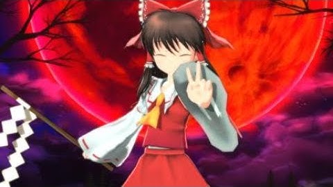 Touhou Azure Reflections - Reimu C (Lunatic, 1cc, no bombs, all spellcards captured)