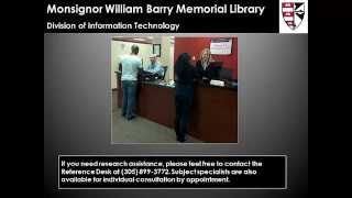 Full Barry University - Welcome to the Library Update