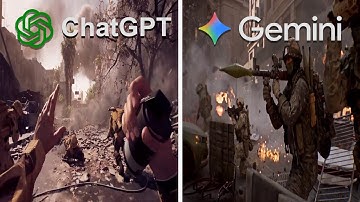 Chatgpt vs Gemini makes battlefield from scratch