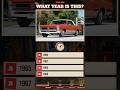 Guess the Year: 4 Muscle Cars, 1 Right Answer 🔥 #classiccars