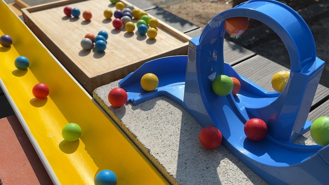 Marble run race ☆ Single rotation slope & spiral slope!
