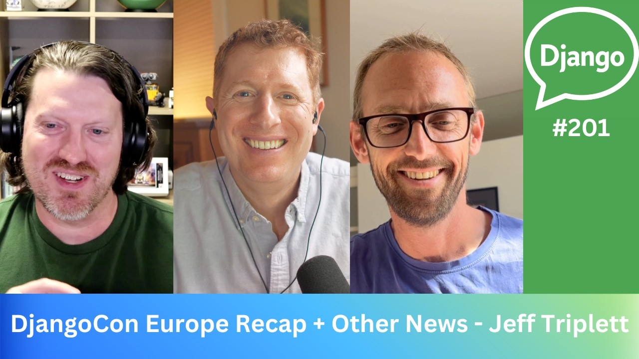 Thumbnail for video: DjangoCon Europe Recap + Other News - Jeff Triplett